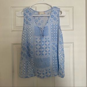 Altar’d State Light blue tank top size small